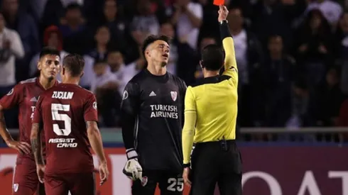 Andrés Rojas cuenta con dos antecedentes en partidos de River en Copa Libertadores