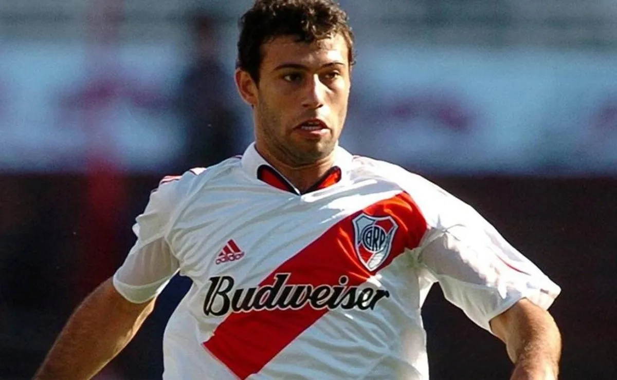 Javier Mascherano disputó 72 partidos oficiales en River y marcó un gol