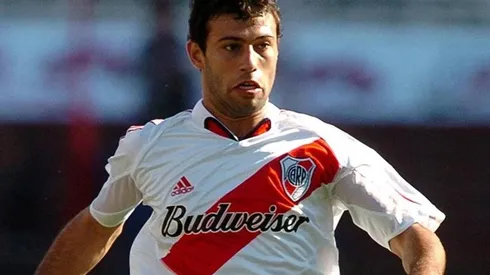 Javier Mascherano disputó 72 partidos oficiales en River y marcó un gol