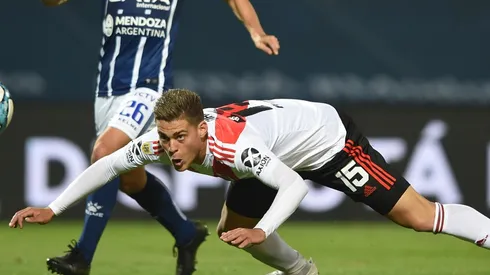 Federico Girotti apareció bien de 9 y de palomita le dio el gol del triunfo a River contra Godoy Cruz.