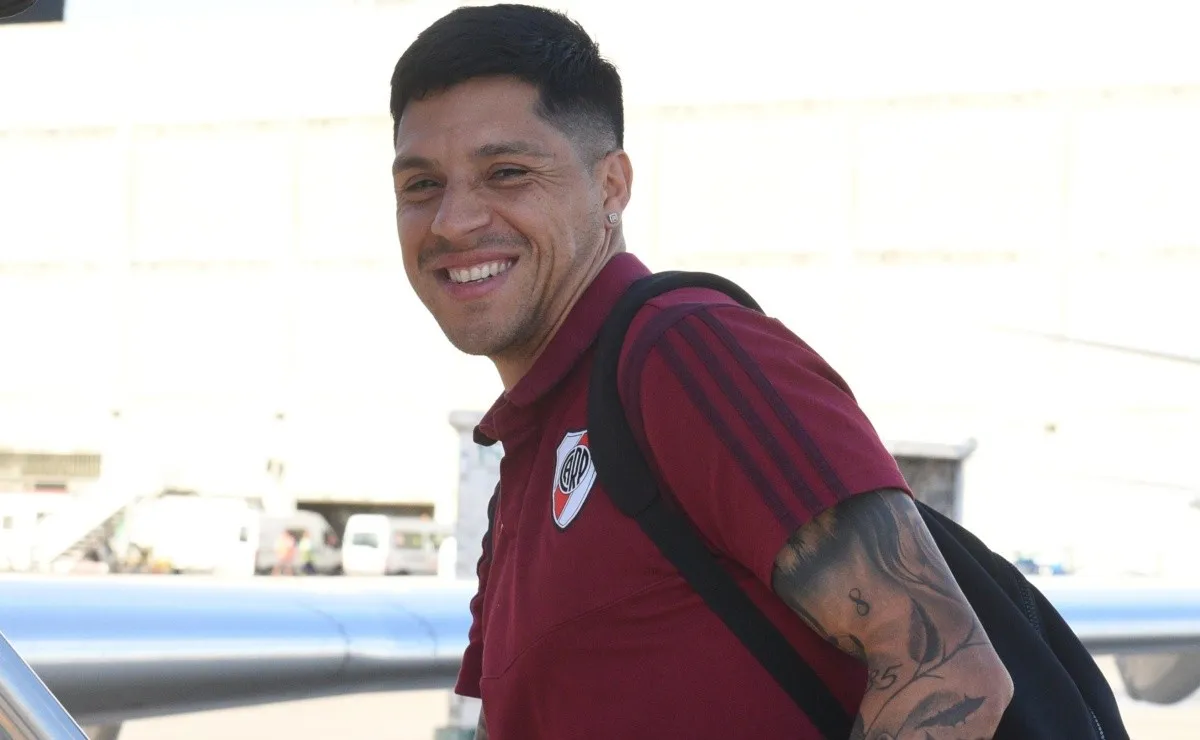 Enzo Pérez anticipó en broma el hecho de jugar de marcador central