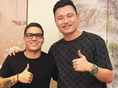 Juanfer recibió su bienvenida oficial en China