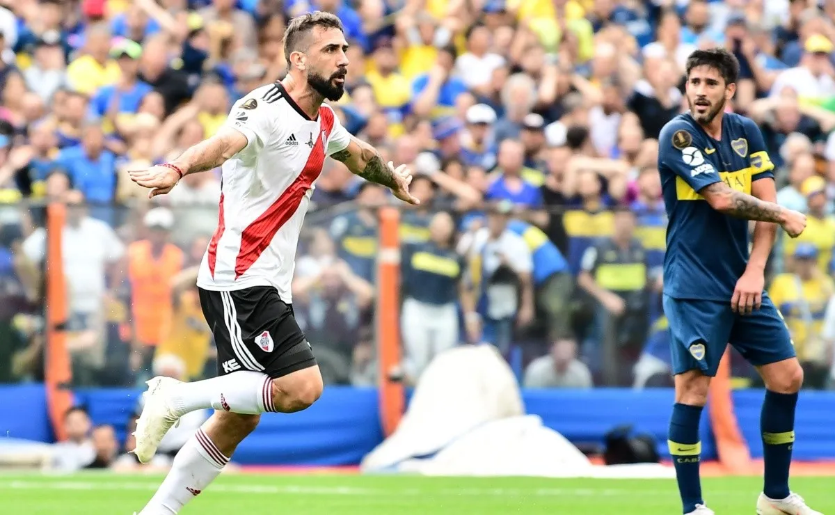 Lucas Pratto tiene 25 goles en River, pero solo uno sacando del medio. Fue el 11 de noviembre de 2018 en la final de la Copa Libertadores más importante de la historia.