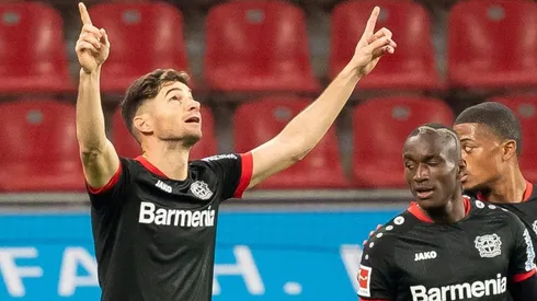 Lucas Alario viene de convertir siete goles en los últimos cuatro partidos de Bundesliga.