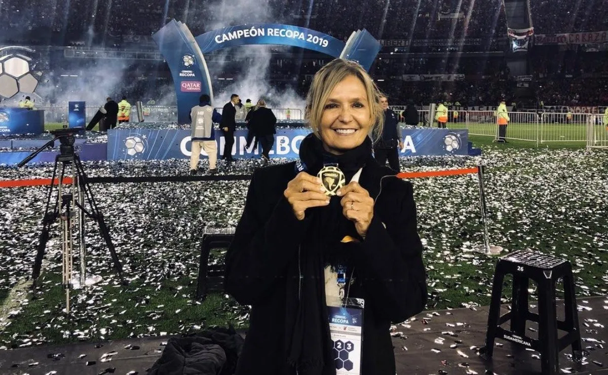 Sandra Rossi, admirada y querida por todo el mundo River