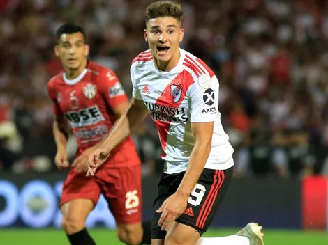 La frase de Gallardo para darle confianza a Julián Álvarez