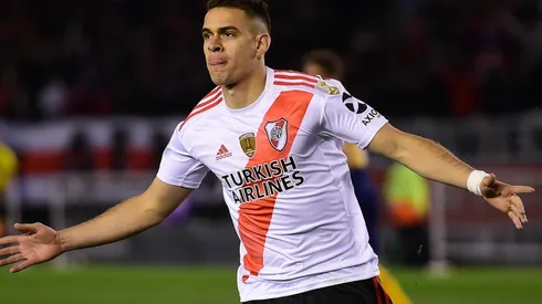 El colombiano alcanzó a Alario como máximo goleador del ciclo de Gallardo en River.