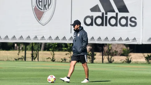 Una buena noticia para Gallardo: el técnico está conforme con el césped de la cancha principal.