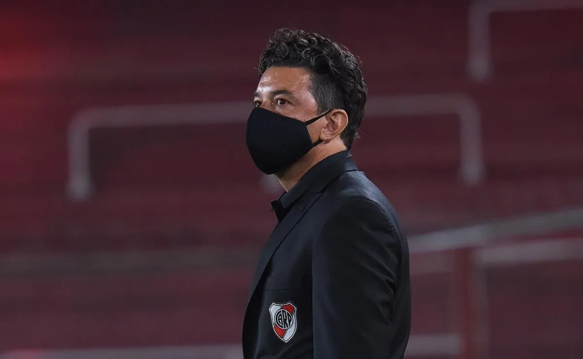 Gallardo se someterá a un hisopado y en caso de dar negativo volverá a los entrenamientos.