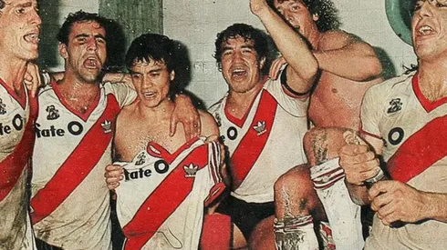 El festejo de los primeros campeones de América de la historia de River