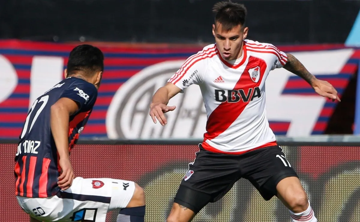 Auzqui disputó 42 partidos en River y convirtió cuatro goles.