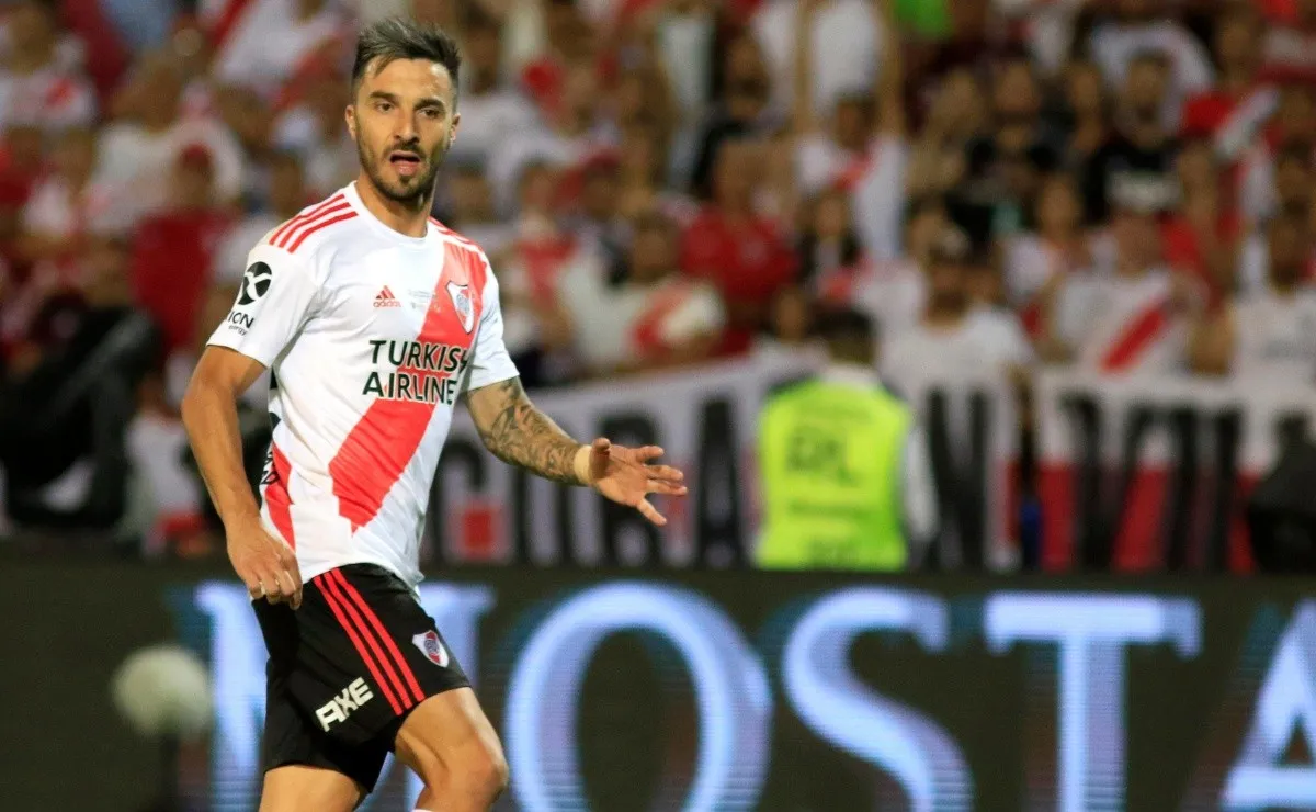 Scocco disputó 90 partidos en River y convirtió 38 goles.