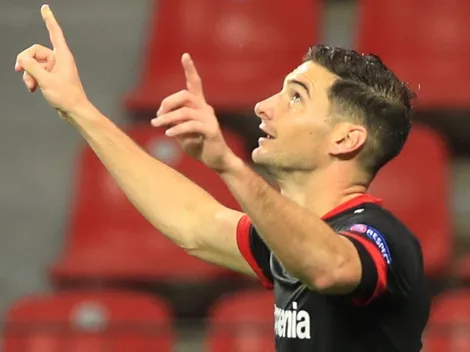 Golazo de Alario en la Europa League