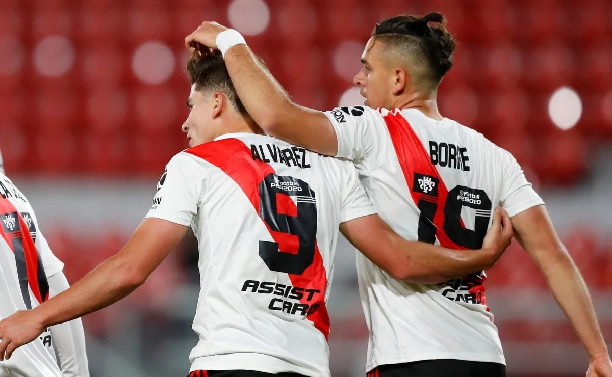 VIDEO: los goles de la goleada de River a Liga de Quito