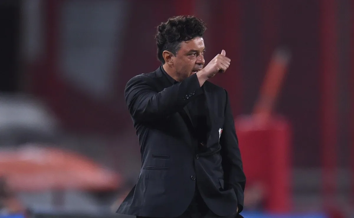 Gallardo feliz: River clasificó primero en su grupo de la Copa Libertadores, tal como se lo había planteado.