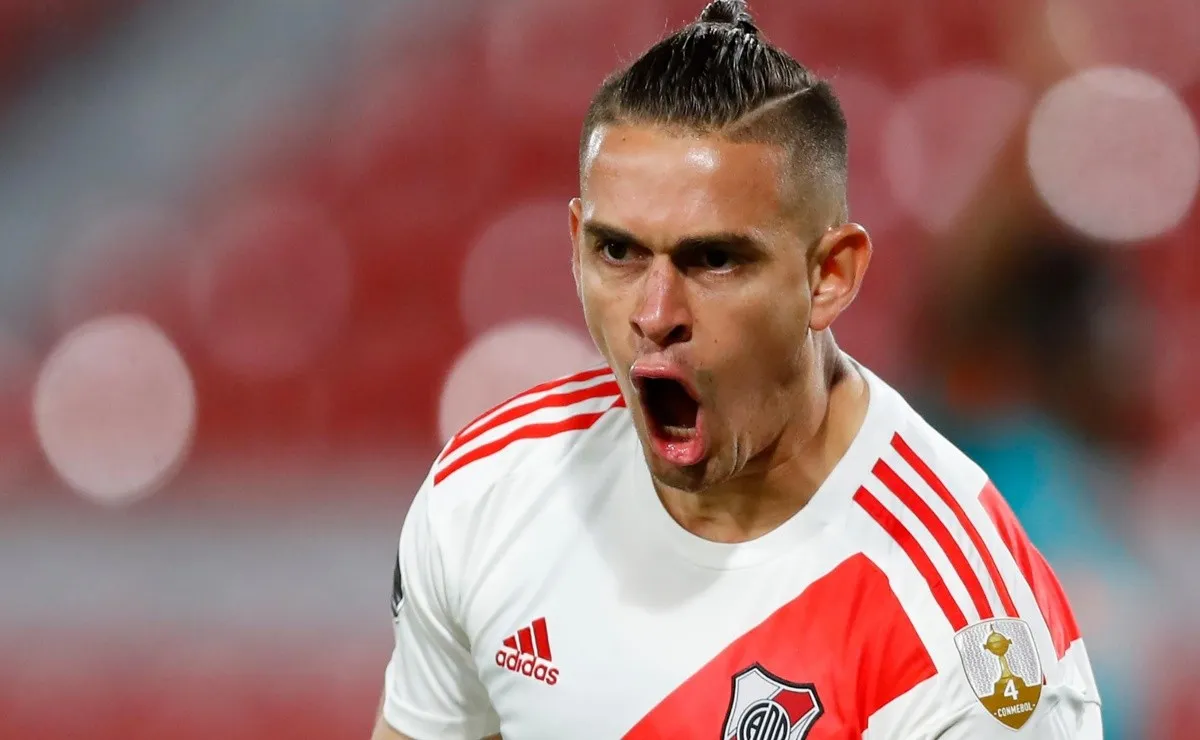 Rafael Borré alcanzó los 41 goles oficiales con la camiseta de River