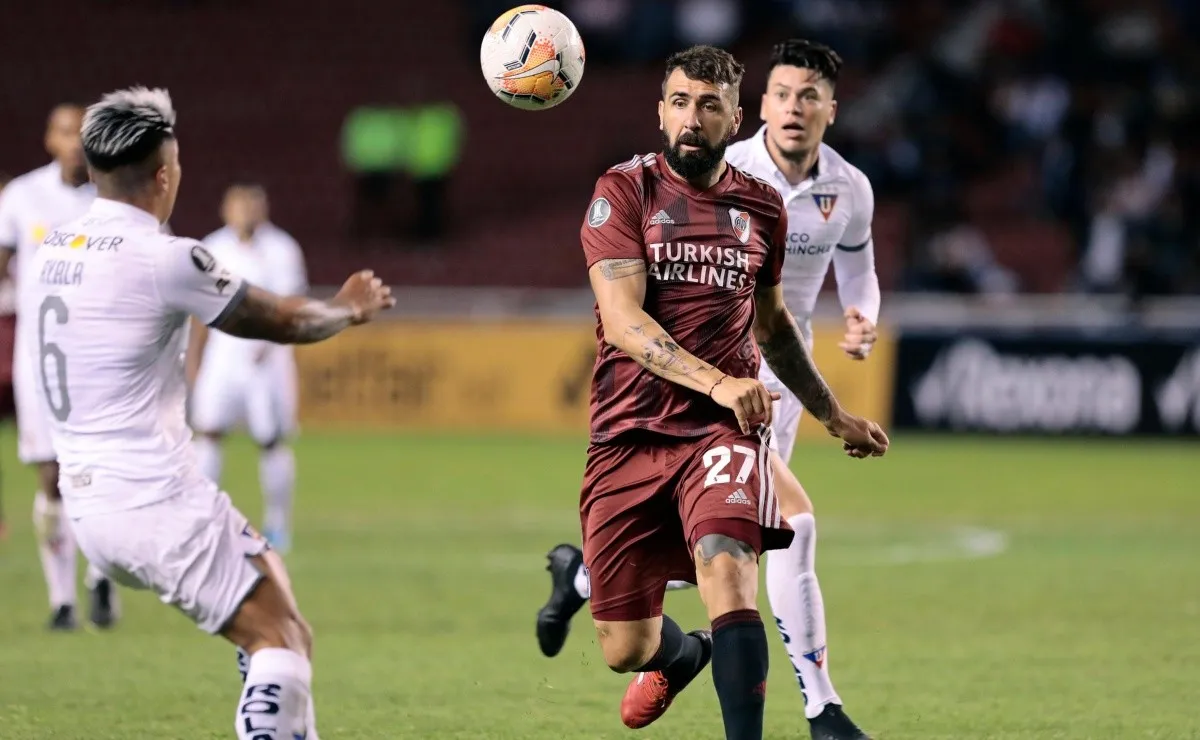 River cayó por 3 a 0 en la primera fecha del Grupo D de la Copa Libertadores.