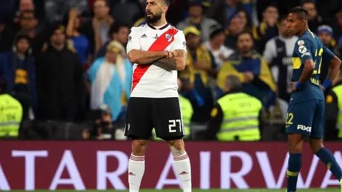 Modo Oso en Madrid, Lucas Pratto acababa de empatar el partido más importante de la historia.