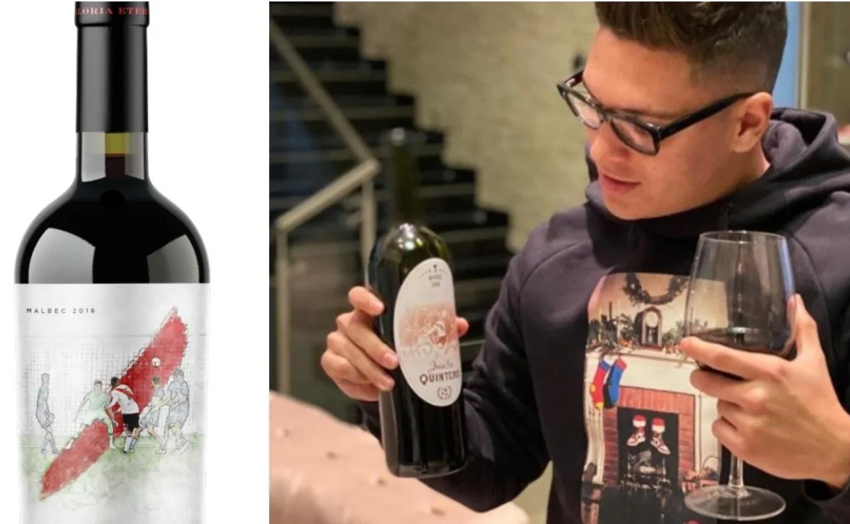 Juanfer Quintero presentó su nueva marca de vinos: se llama Gloria Eterna.