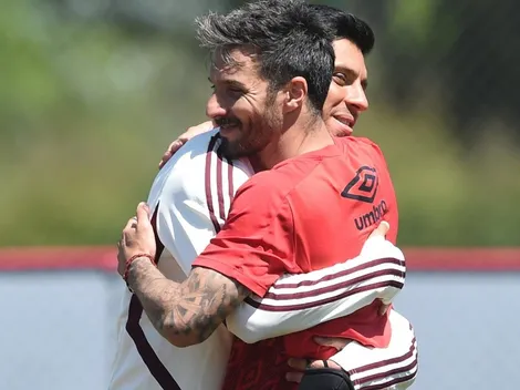 La emoción de Scocco en su vuelta a Ezeiza