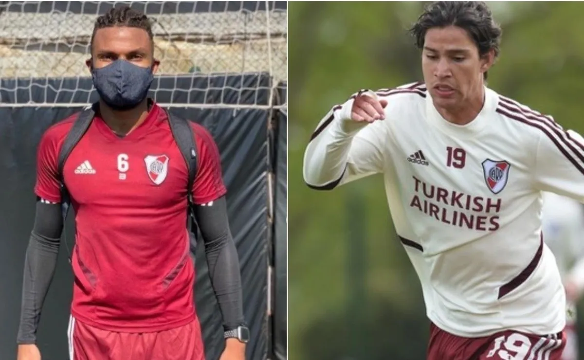 Gutiérrez y Londoño, dos colombianos que sueñan con debutar en la primera de River.