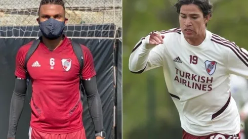Gutiérrez y Londoño, dos colombianos que sueñan con debutar en la primera de River.