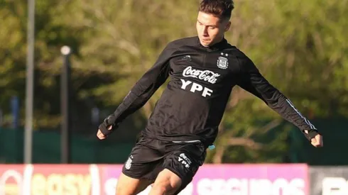 Gonzalo Montiel jugaría de titular frente a Ecuador