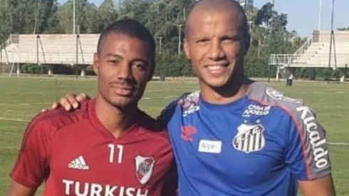 Nicolás De La Cruz y Carlos Sánchez entrenaron juntos en el parete por la pandemia