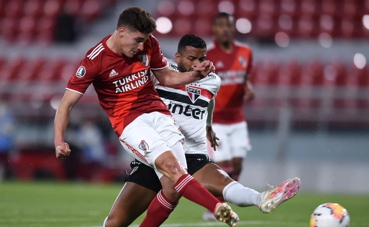 VIDEO: los goles de Julián Álvarez para el triunfo ante San Pablo
