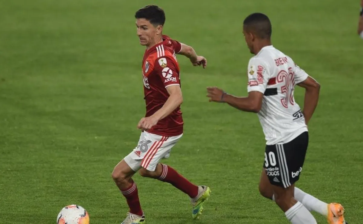 El volante jugó todos los partidos de Libertadores.