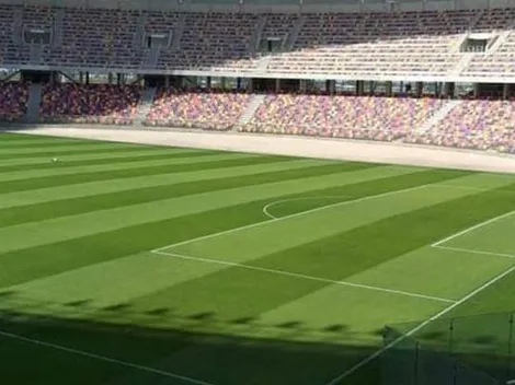 Probaron el sonido del estadio de Santiago con el relato del gol del Pity