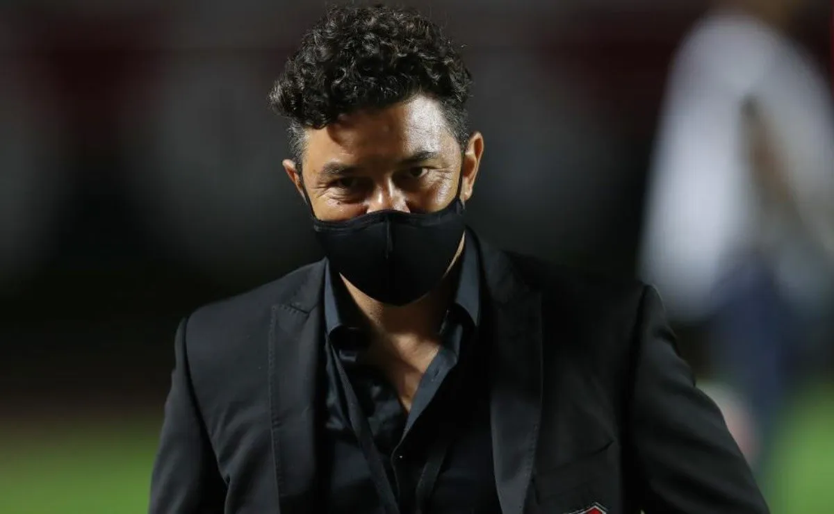Marcelo Gallardo fue apercibido por la Conmebol en las últimas horas