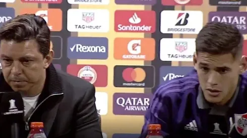 Marcelo Gallardo habló sobre el futuro de Martínez Quarta