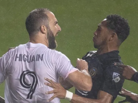 Higuaín debutó en la MLS y casi termina a las trompadas