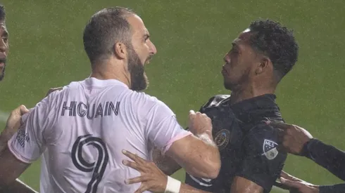 Gonzalo Higuaín, a plena discusión en su debut en la MLS