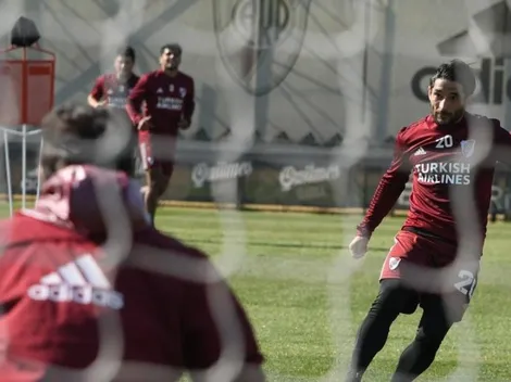 Casco vuelve a entrenarse en River Camp