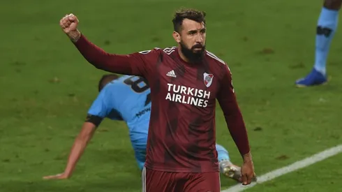 El Oso llegó a su noveno gol con River y el número 27 para él en la Libertadores.