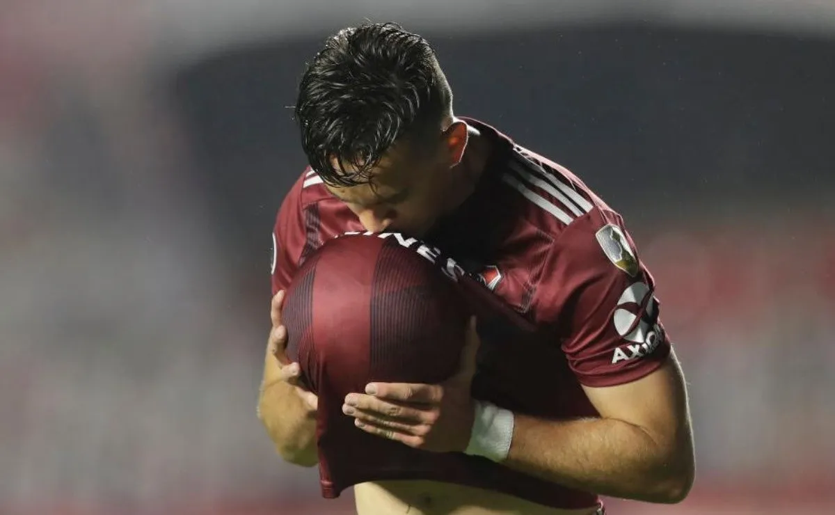 Rafael Borré convirtió el empate ante San Pablo