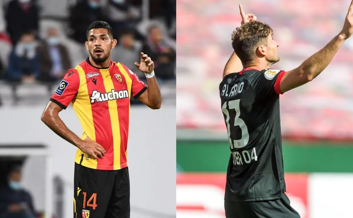 Lucas Alario y Facundo Medina convirtieron golazos en Europa