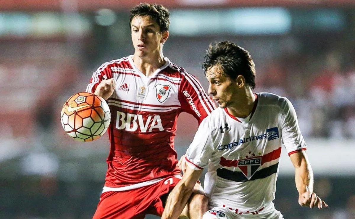 Nacho Fernández ya enfrentó al San Pablo en la Copa Libertadores 2016.