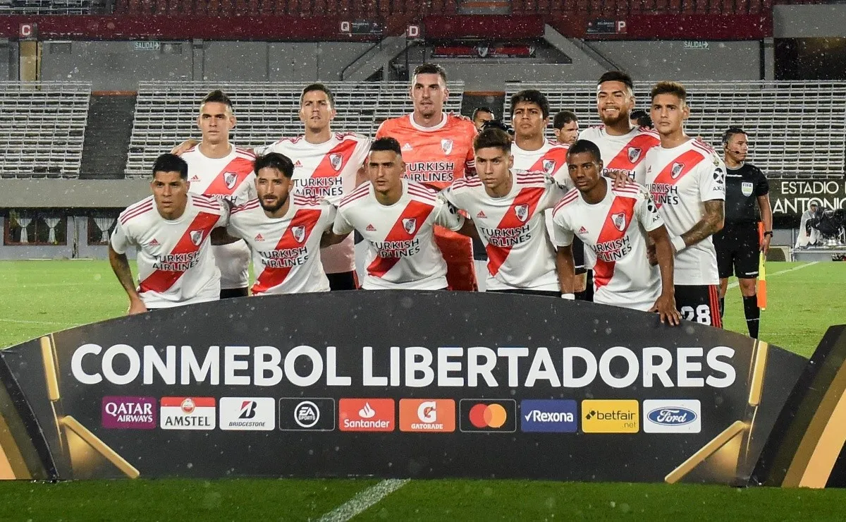 La última formación de River en la Copa: la noche del 8-0 frente a Binacional.