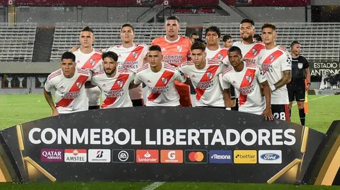 La última formación de River en la Copa: la noche del 8-0 frente a Binacional.