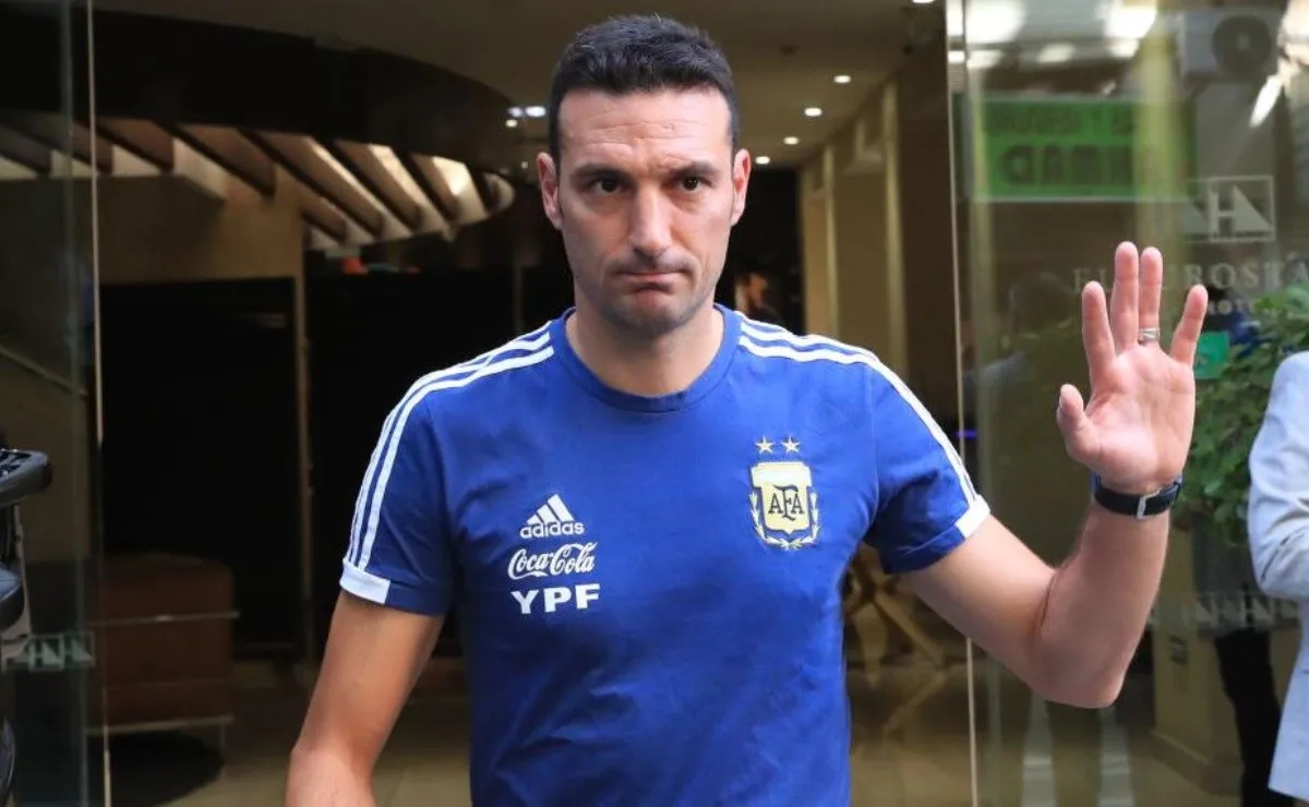 Lionel Scaloni, director técnico de la Selección Argentina.
