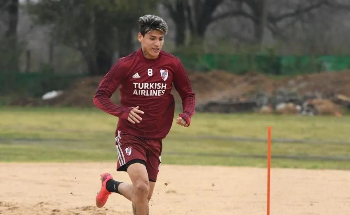 El colombiano no frena en la pretemporada de River.