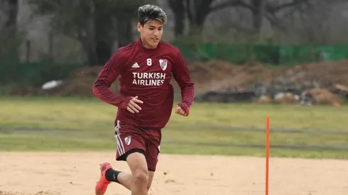 El colombiano no frena en la pretemporada de River.