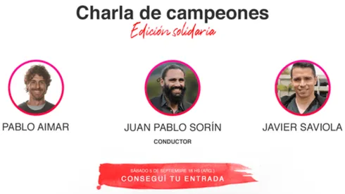 Sorín, Saviola y Aimar juntos para ayudar en la Fundación River