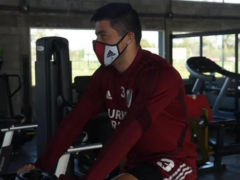 Sin Juanfer y con Moreira, River comenzó su burbuja en Ezeiza