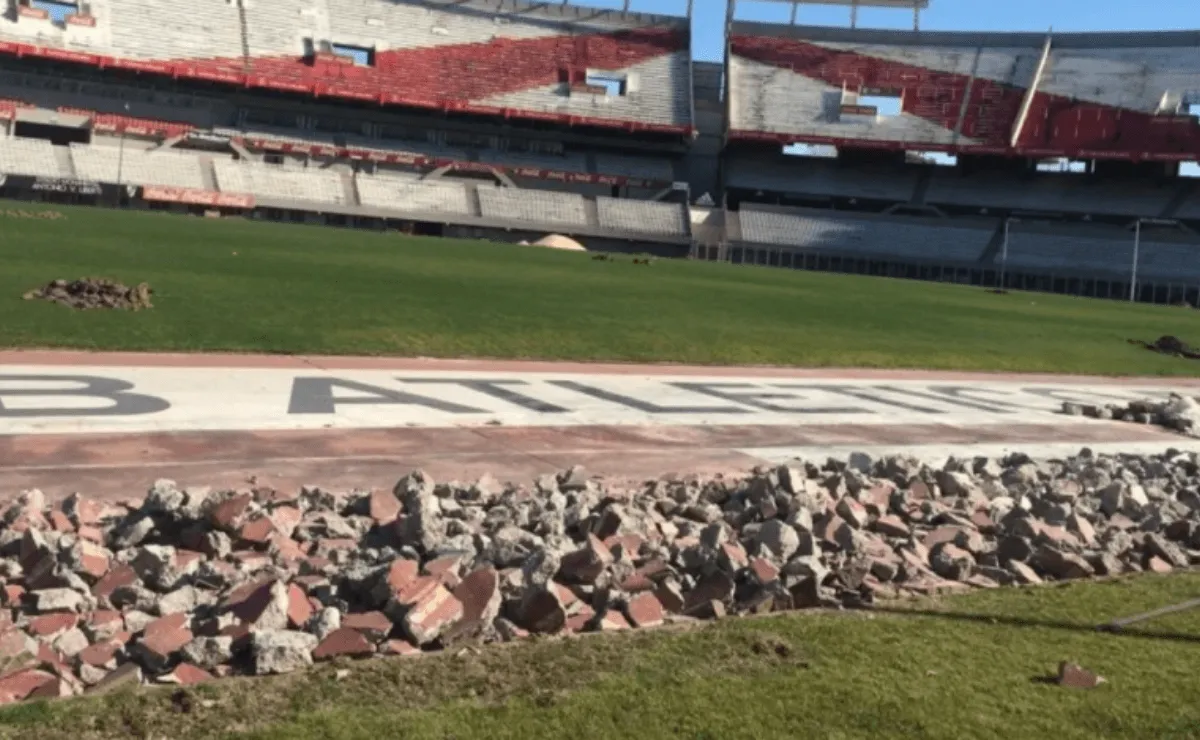 El Estadio Monumental ya empieza a tomar un aspecto diferente