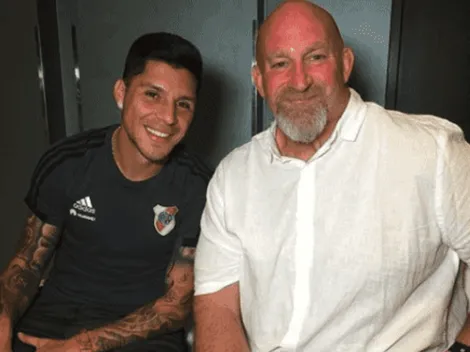 Christian Martin y un cruce picante con un hincha de Boca en Lisboa