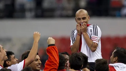 El Lobo terminó defendiendo la camiseta de River en 153 ocasiones.